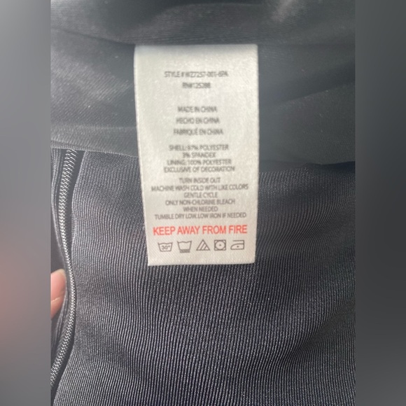 JASON WU NWT Emmett Jeweled Strap Cowl Neck Black Jumpsuit - Picture 7 of 13